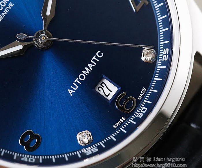 江詩丹頓 Vacheron Constantin LS精品 2018最新火爆款 全自動8215機芯 牛皮錶帶 藍寶石防刮花玻璃 深度防水 男士腕表  wssb4062